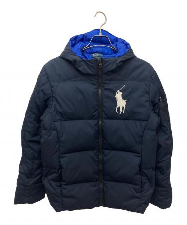 LAUREN フード付きダウンジャケット ネイビー　S　お値下げ 中古・古着通販】POLO RALPH LAUREN (ポロ・ラルフローレン) ビック