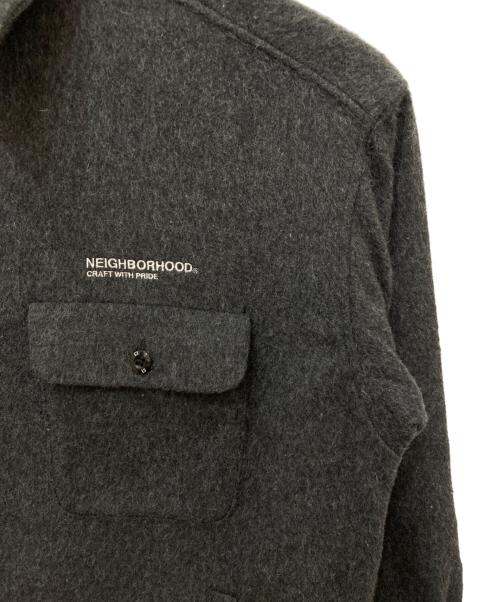 NEIGHBORHOOD（ネイバーフッド）NEIGHBORHOOD (ネイバーフッド) CPO/WE-SHIRT.LS グレー サイズ:Sの古着・服飾アイテム