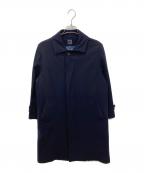 SHIPSシップス）の古着「ステンカラーコート」｜ネイビー