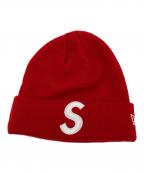 SUPREME×New Eraシュプリーム×ニューエラ）の古着「S logo Beanie」｜レッド