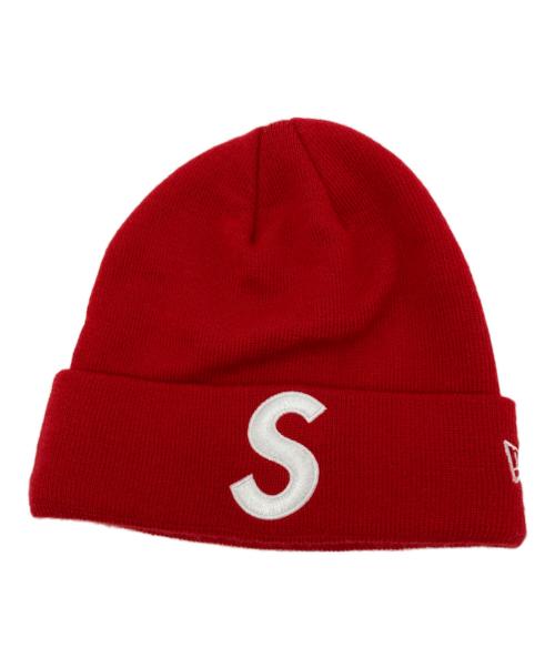 SUPREME（シュプリーム）Supreme (シュプリーム) New Era (ニューエラ) S logo Beanie レッドの古着・服飾アイテム