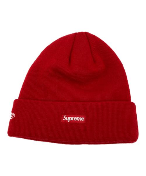 SUPREME（シュプリーム）Supreme (シュプリーム) New Era (ニューエラ) S logo Beanie レッドの古着・服飾アイテム