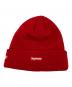 Supreme (シュプリーム) New Era (ニューエラ) S logo Beanie レッド：7000円