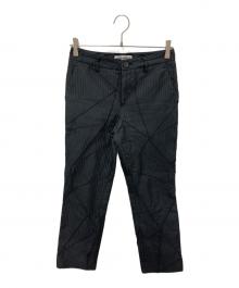 ISSEY MIYAKE（イッセイミヤケ）の古着「パイピングスラックス」｜ブラック