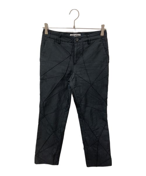 ISSEY MIYAKE（イッセイミヤケ）ISSEY MIYAKE (イッセイミヤケ) パイピングスラックス ブラック サイズ:1の古着・服飾アイテム