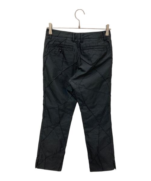 ISSEY MIYAKE（イッセイミヤケ）ISSEY MIYAKE (イッセイミヤケ) パイピングスラックス ブラック サイズ:1の古着・服飾アイテム