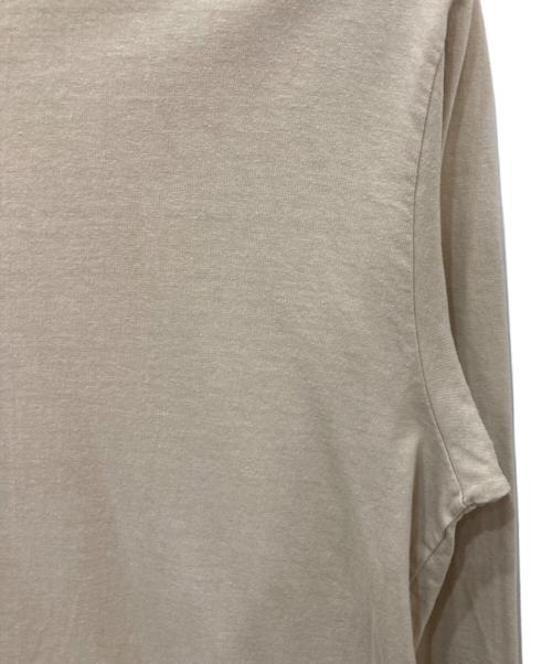nestrobe confect（ネストローブ コンフェクト）nestrobe confect (ネストローブ コンフェクト) 27/ 度詰め天竺 ロングTee ベージュ サイズ:4の古着・服飾アイテム