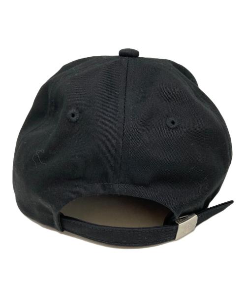 kijima takayuki（キジマタカユキ）kijima takayuki (キジマタカユキ) COTTON CHINO 6PANEL CAP ブラックの古着・服飾アイテム
