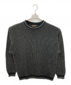 WOOLRICHウールリッチ）の古着「バーズアイニット」｜ネイビー