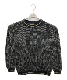 WOOLRICH（ウールリッチ）の古着「バーズアイニット」｜ネイビー
