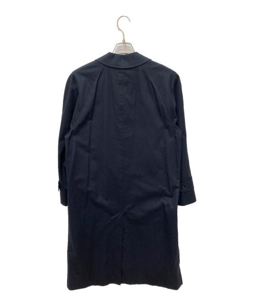 Aquascutum（アクアスキュータム）Aquascutum (アクアスキュータム) ライナー付ステンカラーコート ネイビー サイズ:記載なしの為実寸参照の古着・服飾アイテム