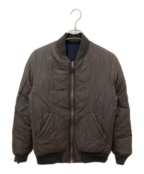 Eddie Bauer（エディーバウアー）Eddie Bauer (エディーバウアー) リバーシブルダウンジャケット ネイビー サイズ:Sの古着・服飾アイテム