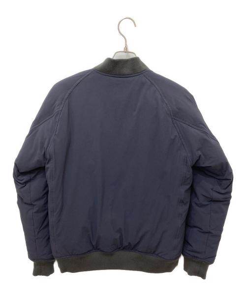 Eddie Bauer（エディーバウアー）Eddie Bauer (エディーバウアー) リバーシブルダウンジャケット ネイビー サイズ:Sの古着・服飾アイテム