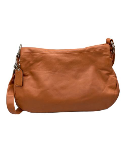 COACH（コーチ）COACH (コーチ) レザーショルダーバッグ ブラウンの古着・服飾アイテム