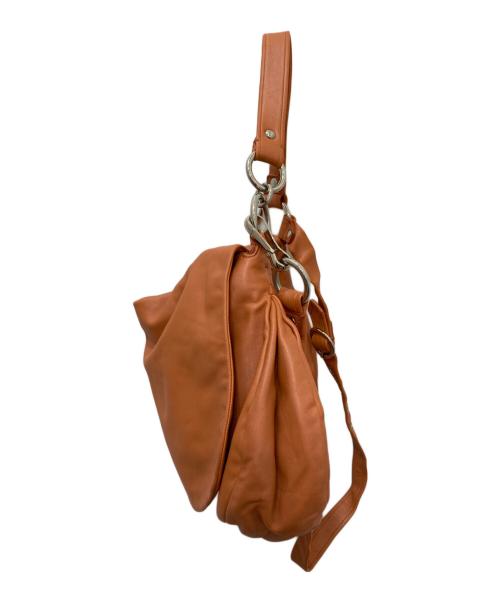 COACH（コーチ）COACH (コーチ) レザーショルダーバッグ ブラウンの古着・服飾アイテム