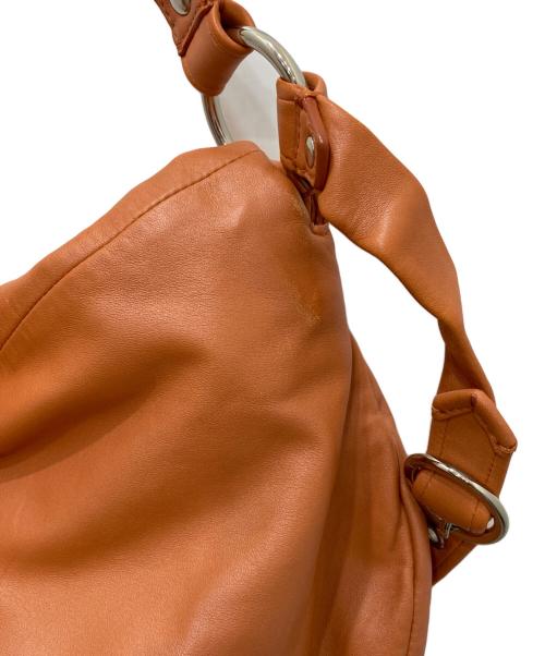 COACH（コーチ）COACH (コーチ) レザーショルダーバッグ ブラウンの古着・服飾アイテム