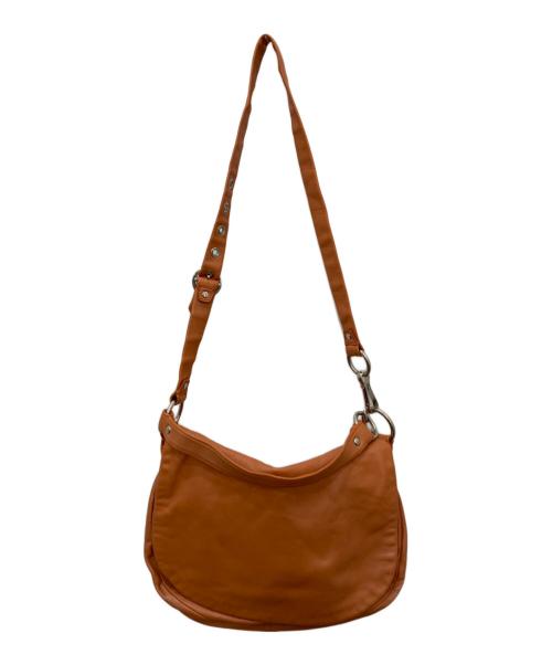COACH（コーチ）COACH (コーチ) レザーショルダーバッグ ブラウンの古着・服飾アイテム