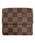 LOUIS VUITTON（ルイ ヴィトン）の古着「2つ折り財布」｜ブラウン