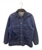）の古着「ブランケットカバーオール」｜ブルー