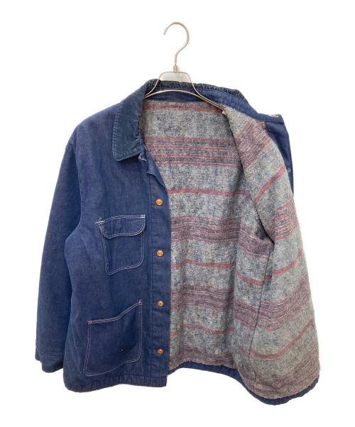 Bluebell（ブルーベル）Bluebell (ブルーベル) ブランケットカバーオール ブルー サイズ:46の古着・服飾アイテム