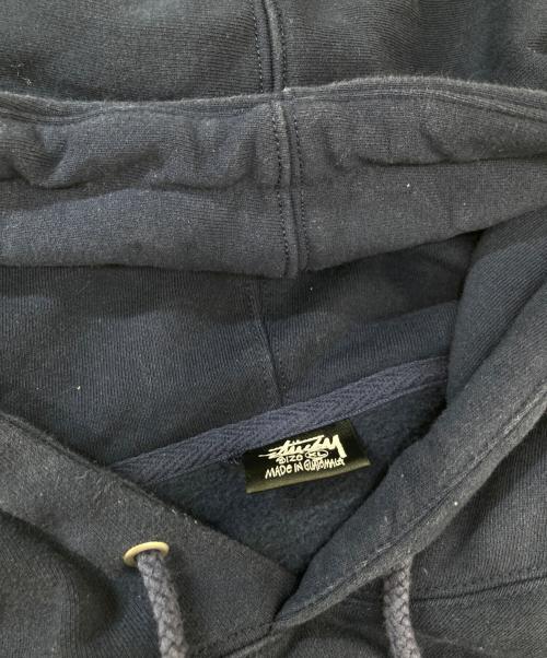 stussy（ステューシー）stussy (ステューシー) Stock Crown hooded sweat ネイビー サイズ:XLの古着・服飾アイテム