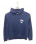 stussy（ステューシー）の古着「Stock Crown hooded sweat」｜ネイビー