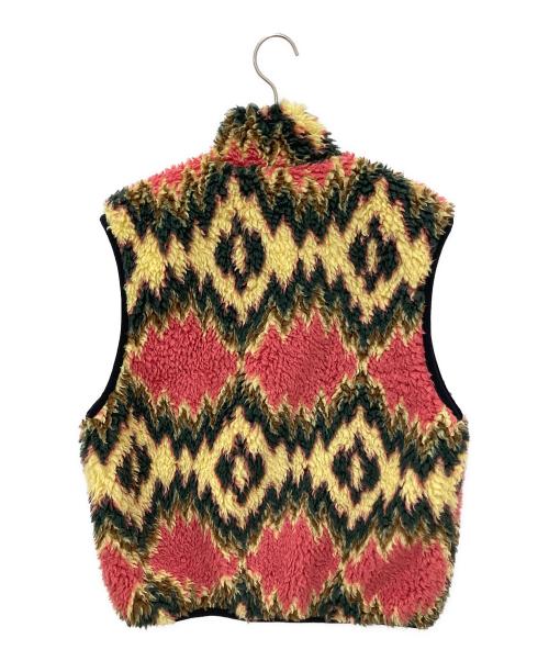 stussy（ステューシー）stussy (ステューシー) Fillmore Sherpa Vest マルチカラー サイズ:Lの古着・服飾アイテム