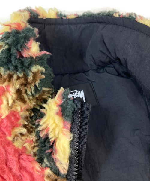 stussy（ステューシー）stussy (ステューシー) Fillmore Sherpa Vest マルチカラー サイズ:Lの古着・服飾アイテム