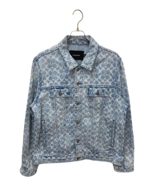 COACH（コーチ）COACH (コーチ) シグネチャー デニム ジャケット インディゴ サイズ:XLの古着・服飾アイテム