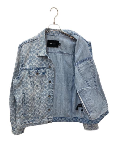 COACH（コーチ）COACH (コーチ) シグネチャー デニム ジャケット インディゴ サイズ:XLの古着・服飾アイテム