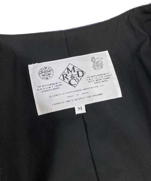 R&D.M.Co-OLDMAN'S TAILOR（オールドマンズテーラー）R&D.M.Co-OLDMAN'S TAILOR (オールドマンズテーラー) ウールベスト ブルー サイズ:Ｍの古着・服飾アイテム