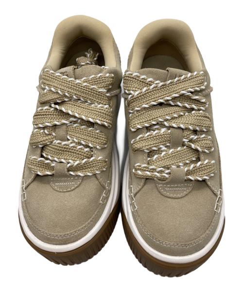 UGG（アグ）UGG (アグ) EZ-Duzzit Suede Lace Up ベージュ サイズ:24.5の古着・服飾アイテム