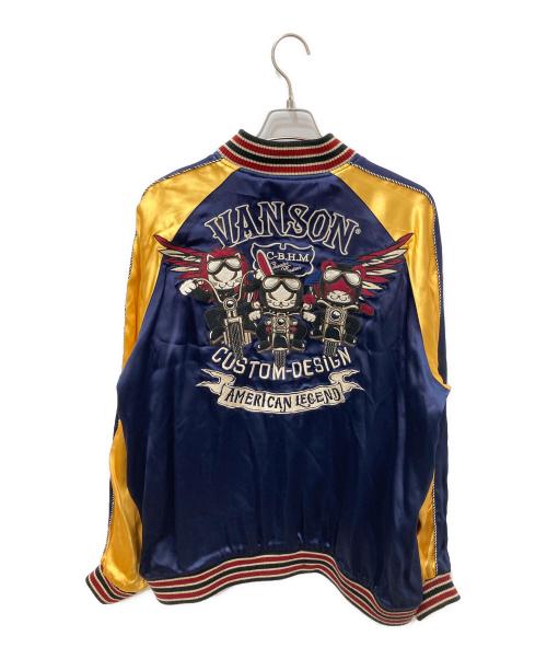 VANSON（バンソン）VANSON (バンソン) TFOA (TFOA) リバーシブルスカジャン ネイビー サイズ:XXLの古着・服飾アイテム