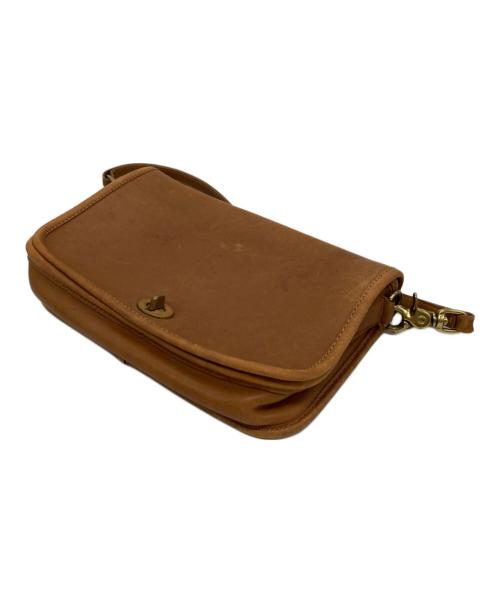 COACH（コーチ）COACH (コーチ) レザーショルダーバッグ ブラウンの古着・服飾アイテム