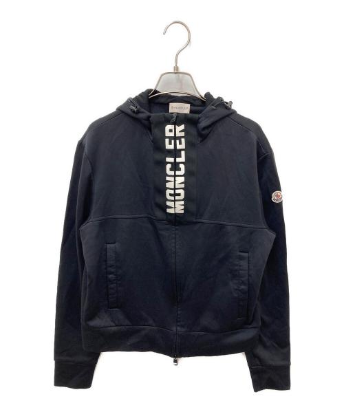 MONCLER（モンクレール）MONCLER (モンクレール) MAGLIA CARDIGANジップパーカー ブラック サイズ:Mの古着・服飾アイテム