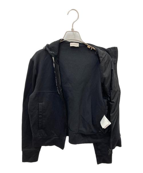 MONCLER（モンクレール）MONCLER (モンクレール) MAGLIA CARDIGANジップパーカー ブラック サイズ:Mの古着・服飾アイテム