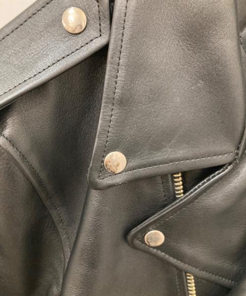 FREEDOM（フリーダム）freedom (フリーダム) ダブルライダースジャケット ブラック サイズ:40の古着・服飾アイテム