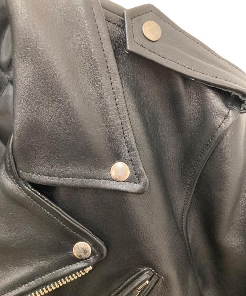 FREEDOM（フリーダム）freedom (フリーダム) ダブルライダースジャケット ブラック サイズ:40の古着・服飾アイテム
