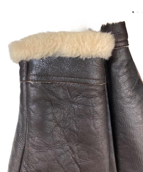 FREEDOM LEATHER COMPANY（フリーダムレザーカンパニー）FREEDOM Leather Company (フリーダムレザーカンパニー) フーデッドムートンハーフコート ブラウン サイズ:38の古着・服飾アイテム