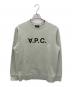 A.P.C.（アーペーセー）の古着「反転ロゴスウェット」｜グリーン