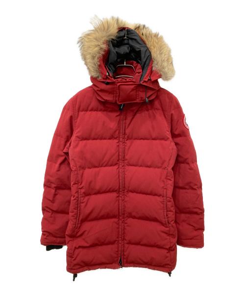 CANADA GOOSE（カナダグース）CANADA GOOSE (カナダグース) BELLEVILLE PARKA レッド サイズ:Mの古着・服飾アイテム
