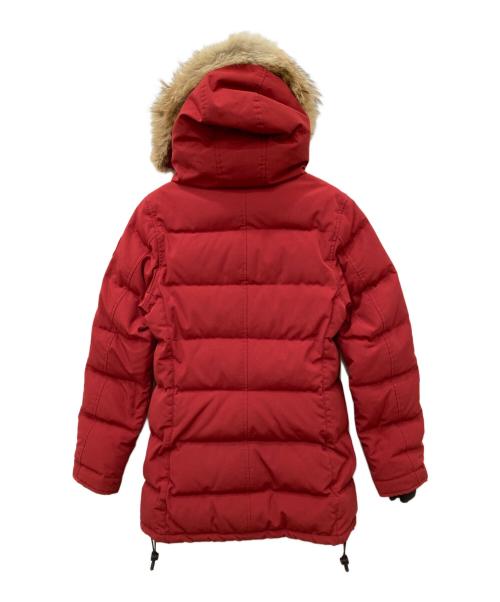 CANADA GOOSE（カナダグース）CANADA GOOSE (カナダグース) BELLEVILLE PARKA レッド サイズ:Mの古着・服飾アイテム