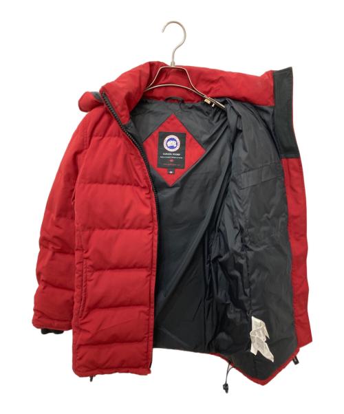 CANADA GOOSE（カナダグース）CANADA GOOSE (カナダグース) BELLEVILLE PARKA レッド サイズ:Mの古着・服飾アイテム
