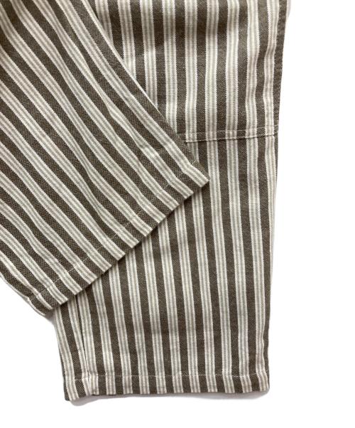 stussy（ステューシー）stussy (ステューシー) ストライプペインターパンツ ベージュ サイズ:3の古着・服飾アイテム