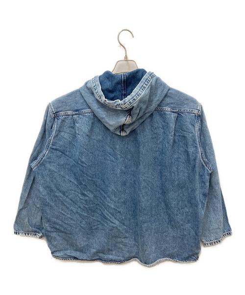 DIESEL（ディーゼル）DIESEL (ディーゼル) D-DEWNY-HOOD　フーデットジャケット ブルー サイズ:Sの古着・服飾アイテム
