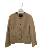 allurevilleアルアバイル）の古着「レノクロスクルーネックステッチジャケット」｜グリーン