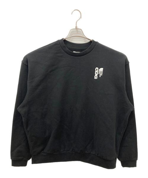 THE NORTH FACE（ザ ノース フェイス）THE NORTH FACE (ザ ノース フェイス) CDG (シーディージー) スウェットクルーネック ブラック サイズ:XL 未使用品の古着・服飾アイテム