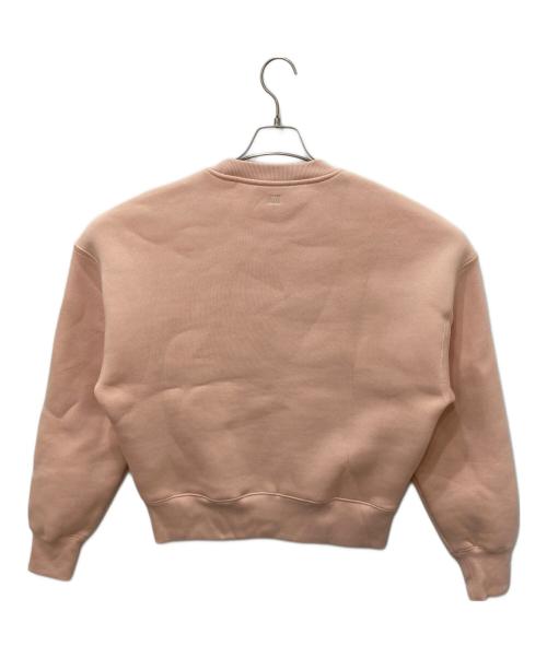 AMI Alexandre Mattiussi（アミアレクサンドルマテュッシ）AMI Alexandre Mattiussi (アミアレクサンドルマテュッシ) Cotton Ami De Coeur Sweatshirt ピンク サイズ:Sの古着・服飾アイテム