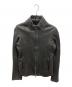 ISAMU KATAYAMA BACKLASH（イサムカタヤマ・バックラッシュ）の古着「イタリアンタンニンカーフ製品染め襟付きブルゾン」｜ブラック