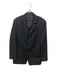 Y's for men（ワイズフォーメン）の古着「アーミーギャバ3Bジャケット」｜ブラック
